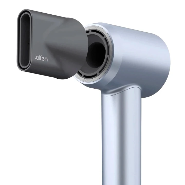Фен для волосся Laifen Swift Special NЕW професійний з іонізацією + 3 насадки 2,5 м (демо-зразок) (Silver Blue)