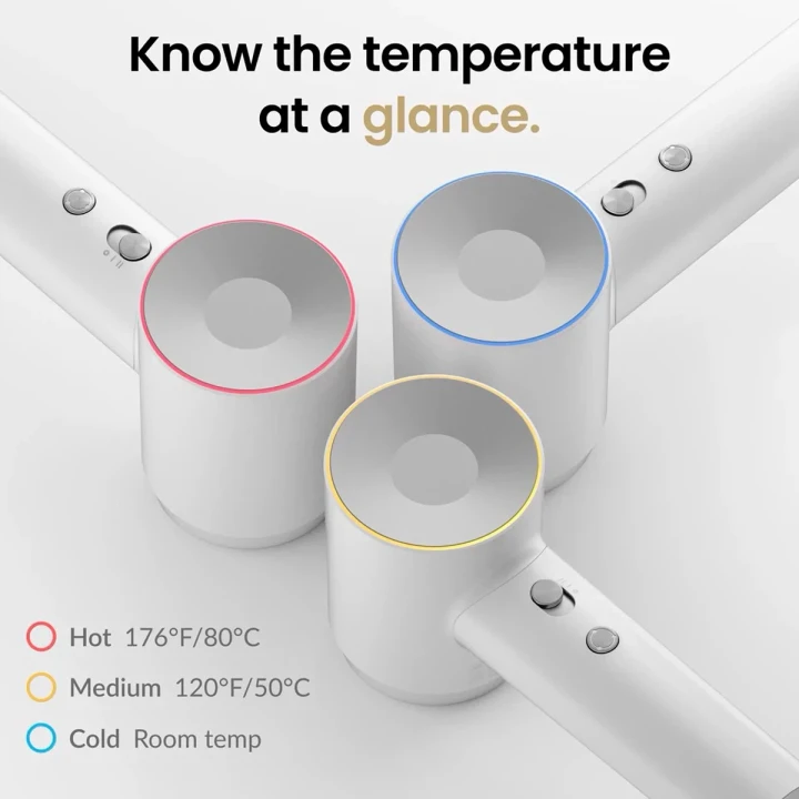 Фен для волосся Laifen Swift з іонізацією + 1 насадка (демо-зразок) (Білий)