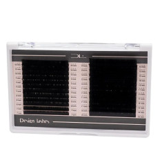 Ресницы для наращивания Design Lashes (С/CC 0.07 Микс (24 линии) Черный)