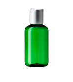 Флакон пластиковий MILLIFORM (флакон: Олівія Матовий 100 мл; диск-топ:Срібло/Білий 24/410)