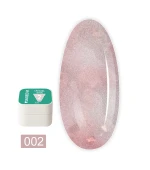 База для гель-лака камуфлирующая Victoria Avdeeva (Crystal base 02 Белая с розовой поталью 20 мл)