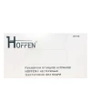 Перчатки нитрил неопудренные/нестерильные/текстурированные Hoffen Белый 100 ед. (S)