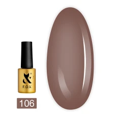 Гель-лак Mocha Mousse FOX 7 мл (106)