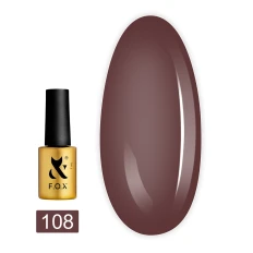 Гель-лак Mocha Mousse FOX 7 мл (108)