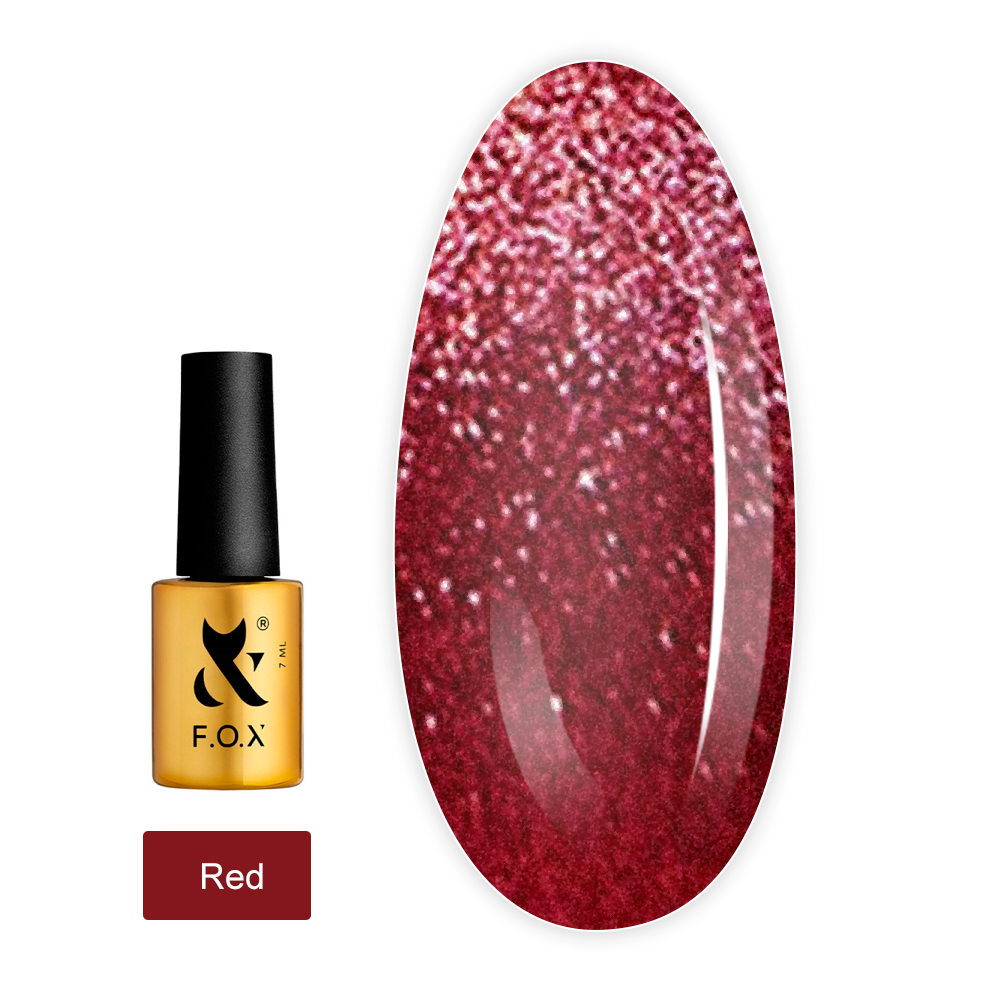 Гель-лак Cat Eye FOX 7 мл (Red)