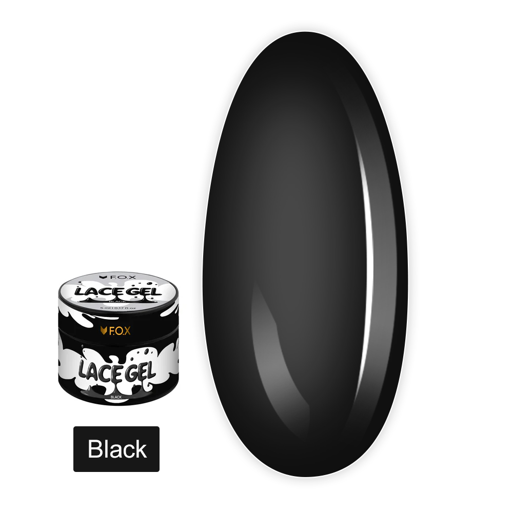 Гель-краска Lace Gel FOX (Black)