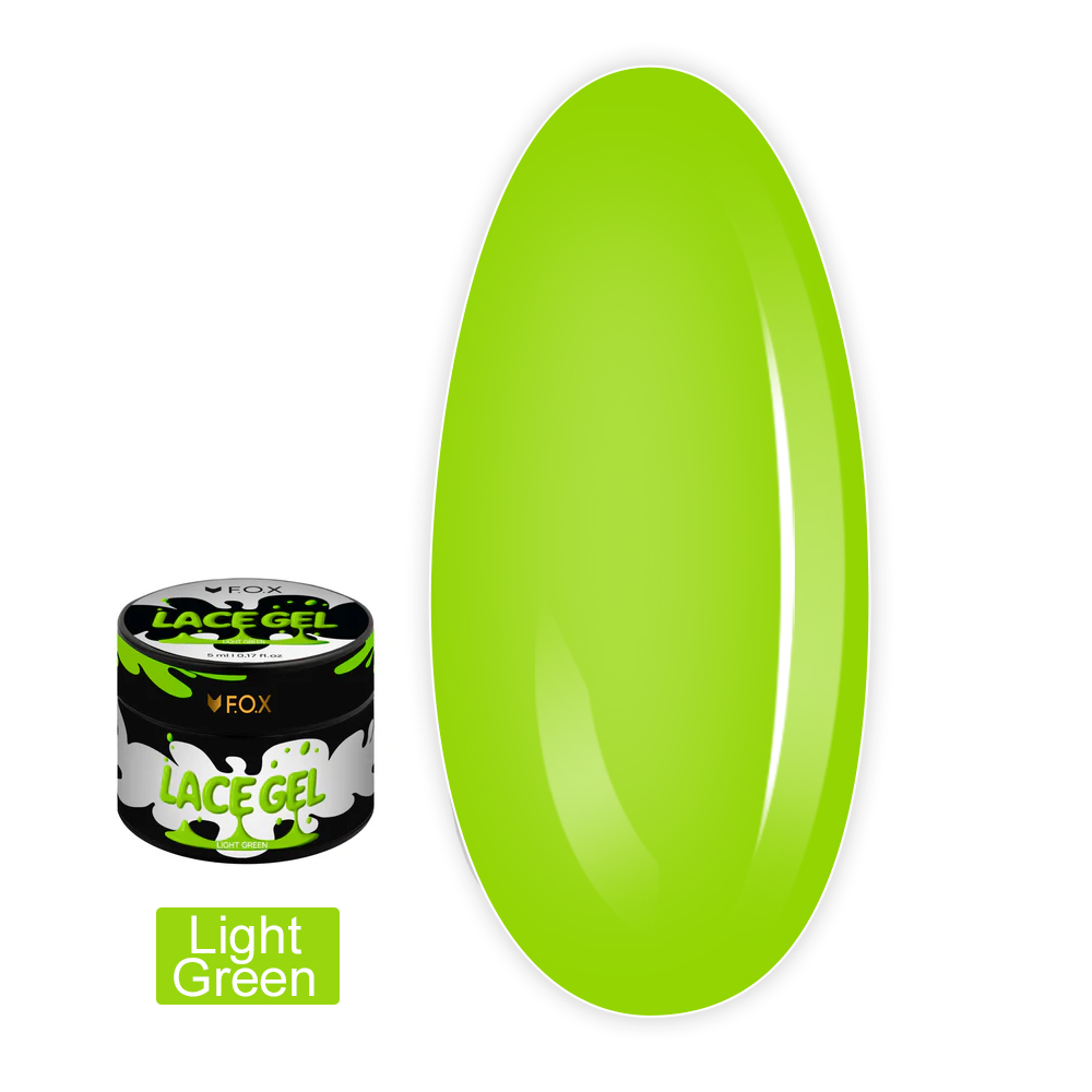 Гель-краска Lace Gel FOX (Light Green)