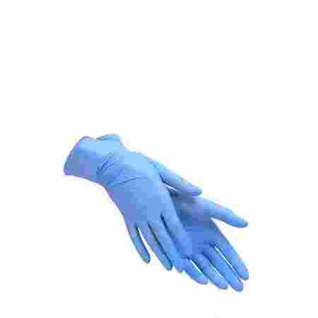 Перчатки нитриловые без пудры нестерильные SafeTouch Slim Blue 100 шт, размер M 