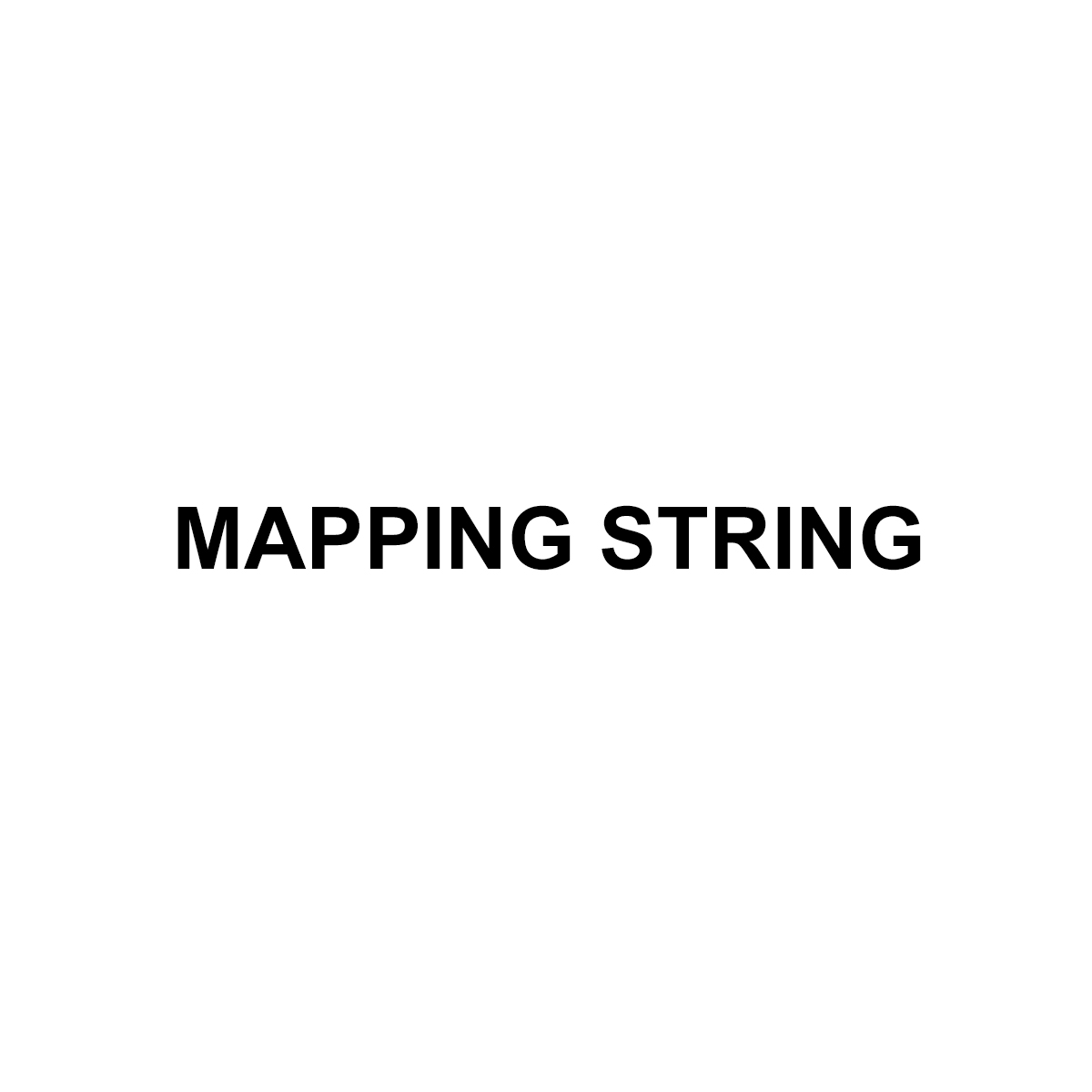 Mapping String